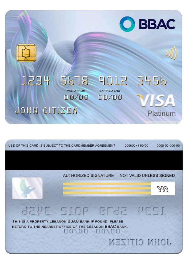Lebanon BBAC visa platinum card